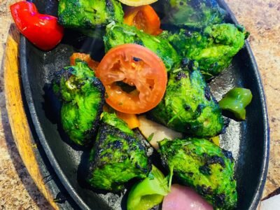 Hariyali Chicken Shashlik